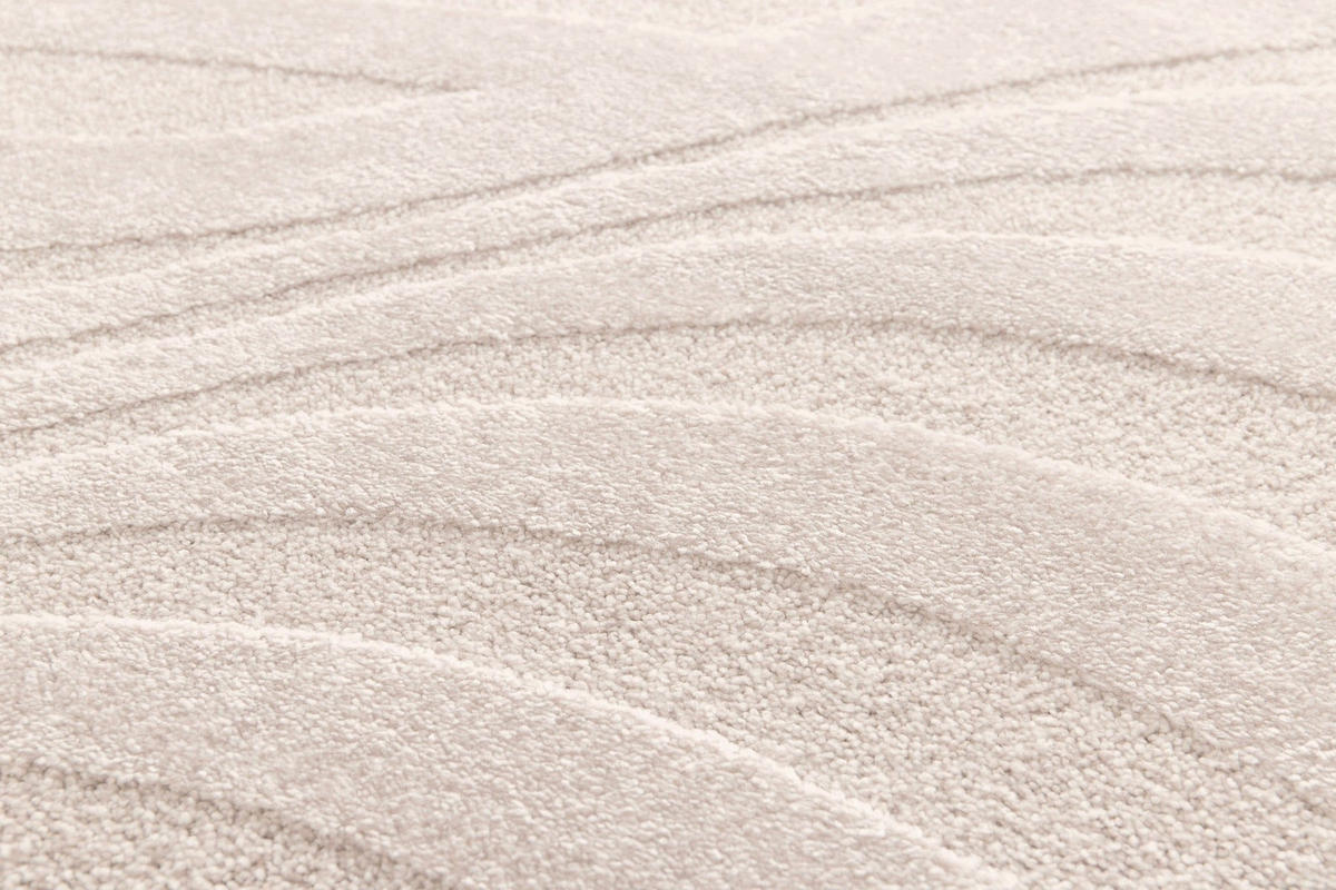 TEPPICH mit sehr weichem Reliefeffekt beige - Beige, Textil (200/290cm) - AFK Living