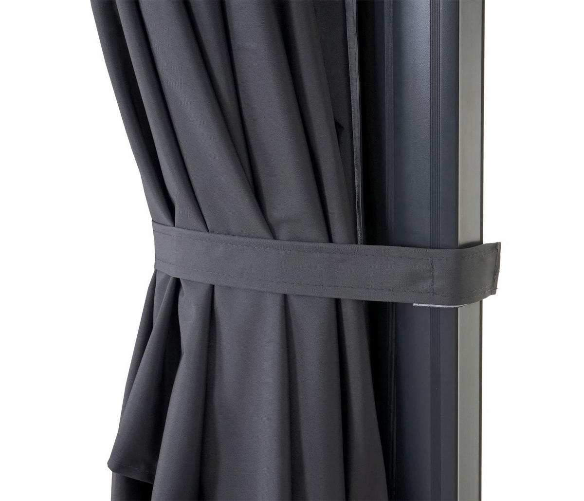 AMPELSCHIRM Anthrazit 300/400 cm - Anthrazit, Textil (400/300cm) - MCW