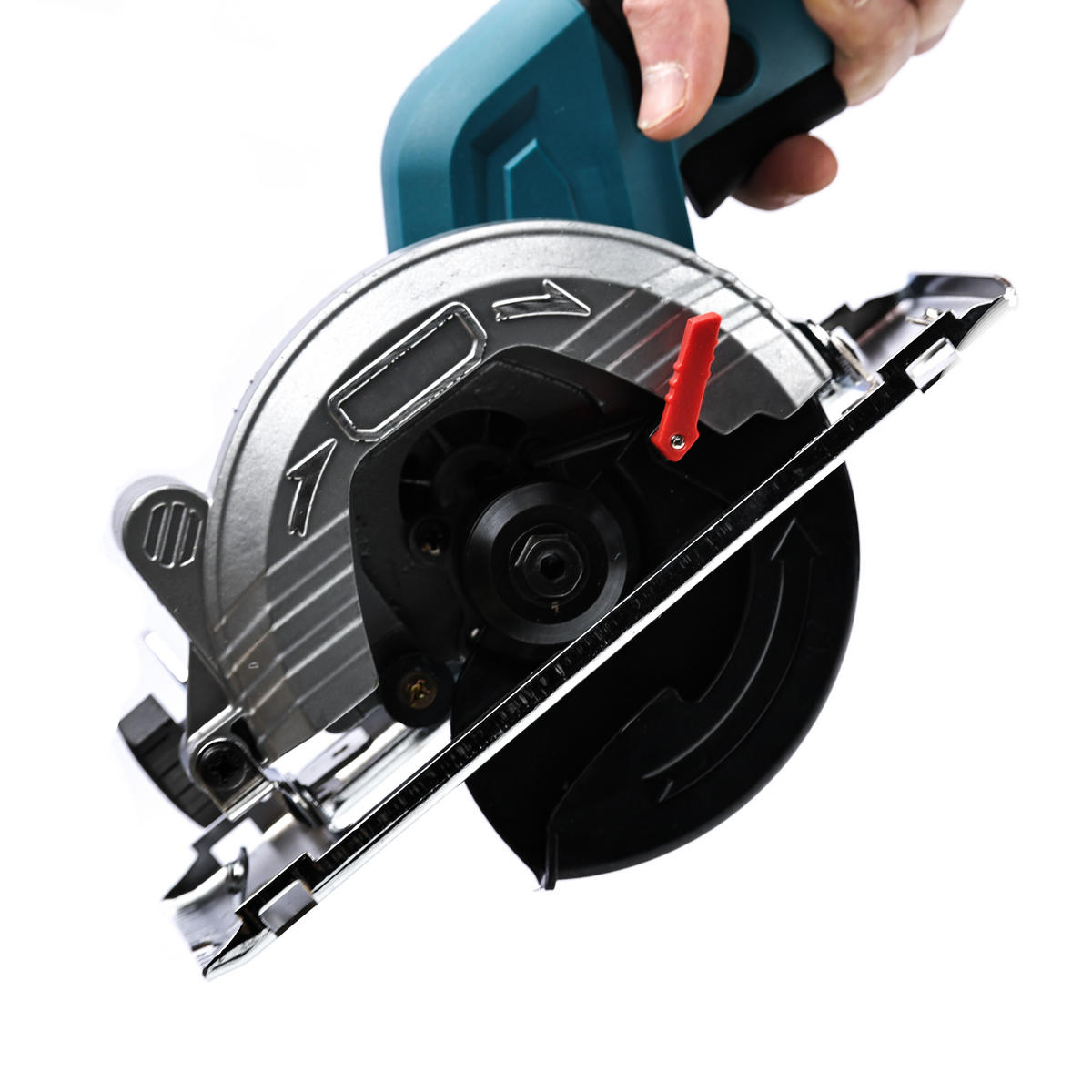 KREISSÄGE BB21V - Akku, 21 V, 2x 4 Ah, 125 mm, 6500 U/min, bürstenlos, Schnitttiefe 0-45 mm, Neigung 0-45° - Multicolor, Kunststoff/Metall (10/10/10cm)