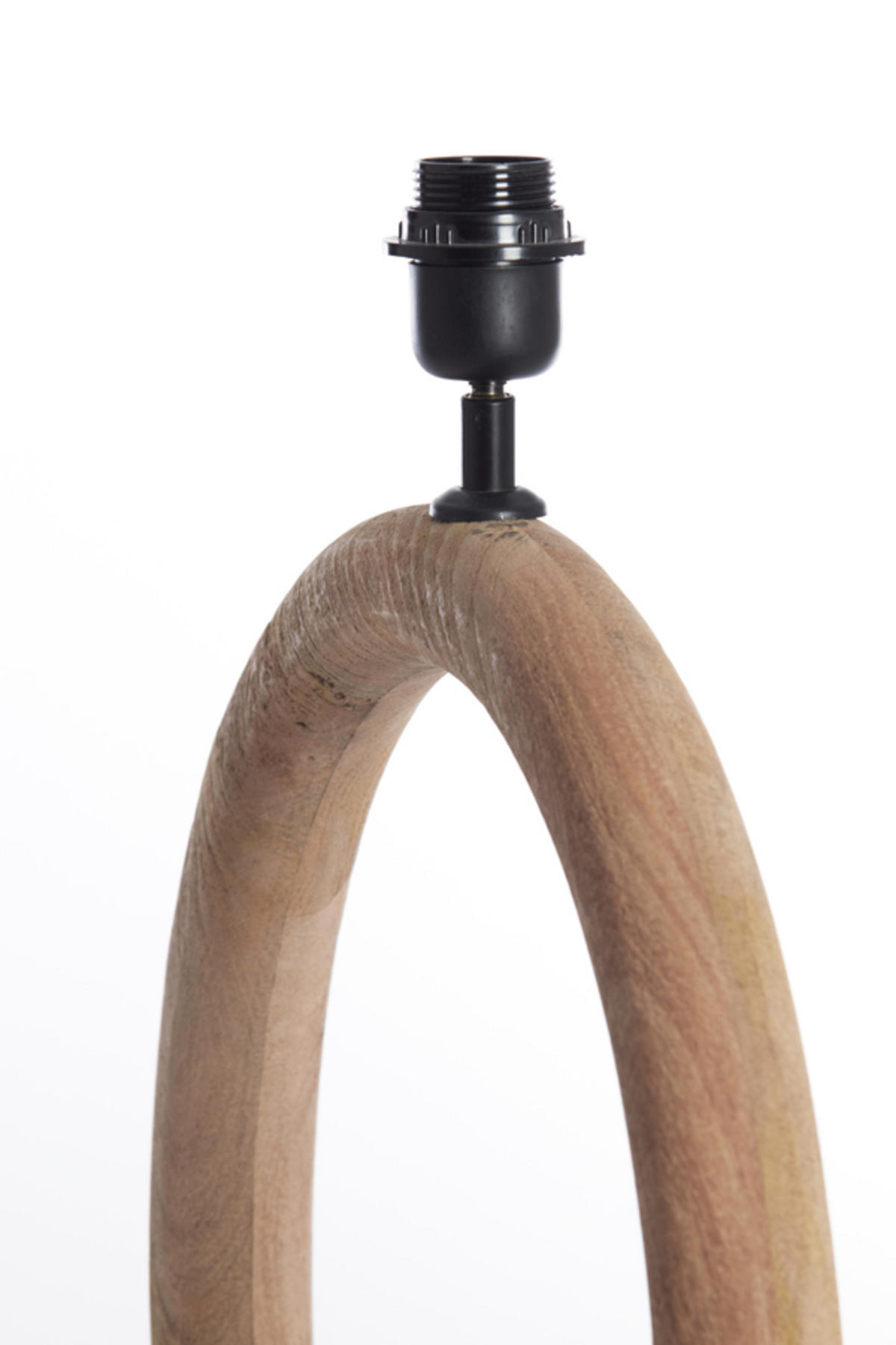 LAMPENFUSS Nubia Braun 41/13/44 cm - Braun, Holz (41/13/44cm) - Light & Living