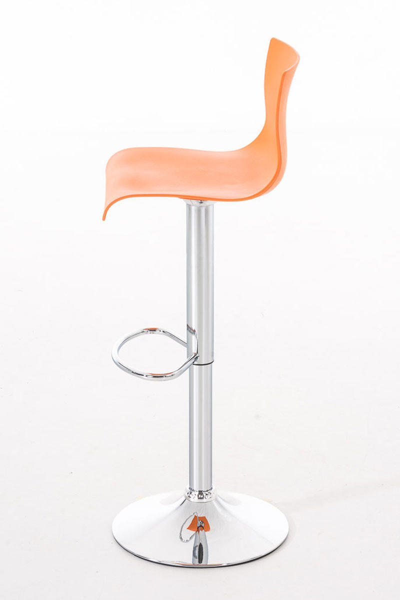 Thumbnail - CLP Barhocker, Orange, Kunststoff, 39x84x36 cm, Esszimmer, Barmöbel, Barhocker