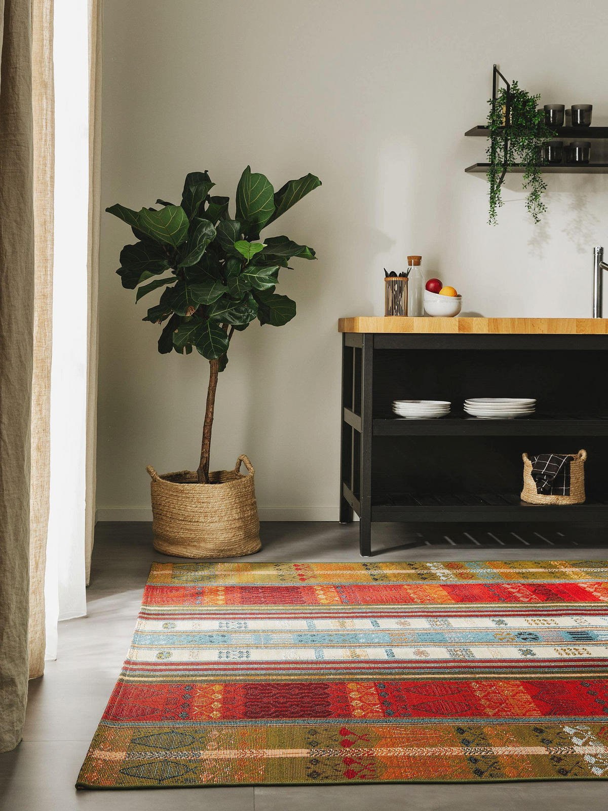 OUTDOORTEPPICH Artis Multicolor 200x285 cm - Multicolor, Textil (200/285cm) - benuta Nest