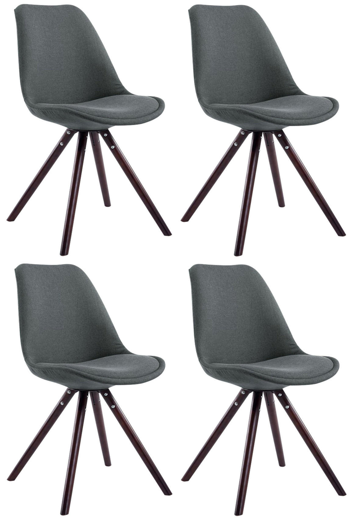 CLP Stuhl Dunkelgrau 48x84x56 cm