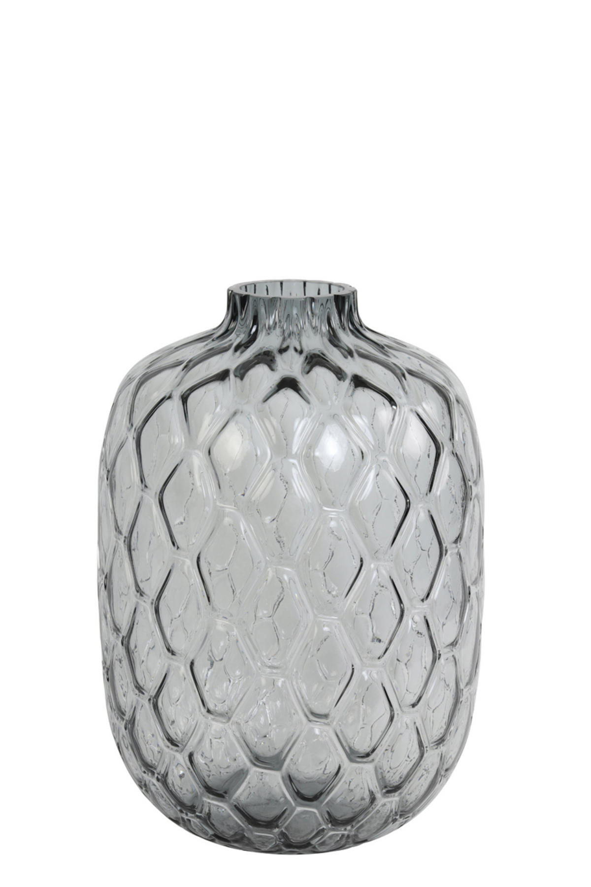 VASE Carino Grau Ø29/42 cm - Grau, Glas (29/42cm) - Light & Living