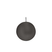 KUGELKERZEN Grau Ø 80 mm, 6 Stück - Grau, Paraffin (8/8/8cm) - Wiedemann Kerzen