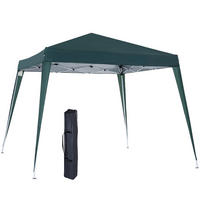 FALTPAVILLON, Color, Stahl, Oxford - Grün, Metall (240/250/240cm) - Outsunny
