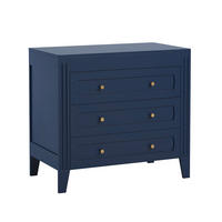 KINDERKOMMODE Blau - Blau, Holzwerkstoff (100/92/55cm) - Petits-meubles