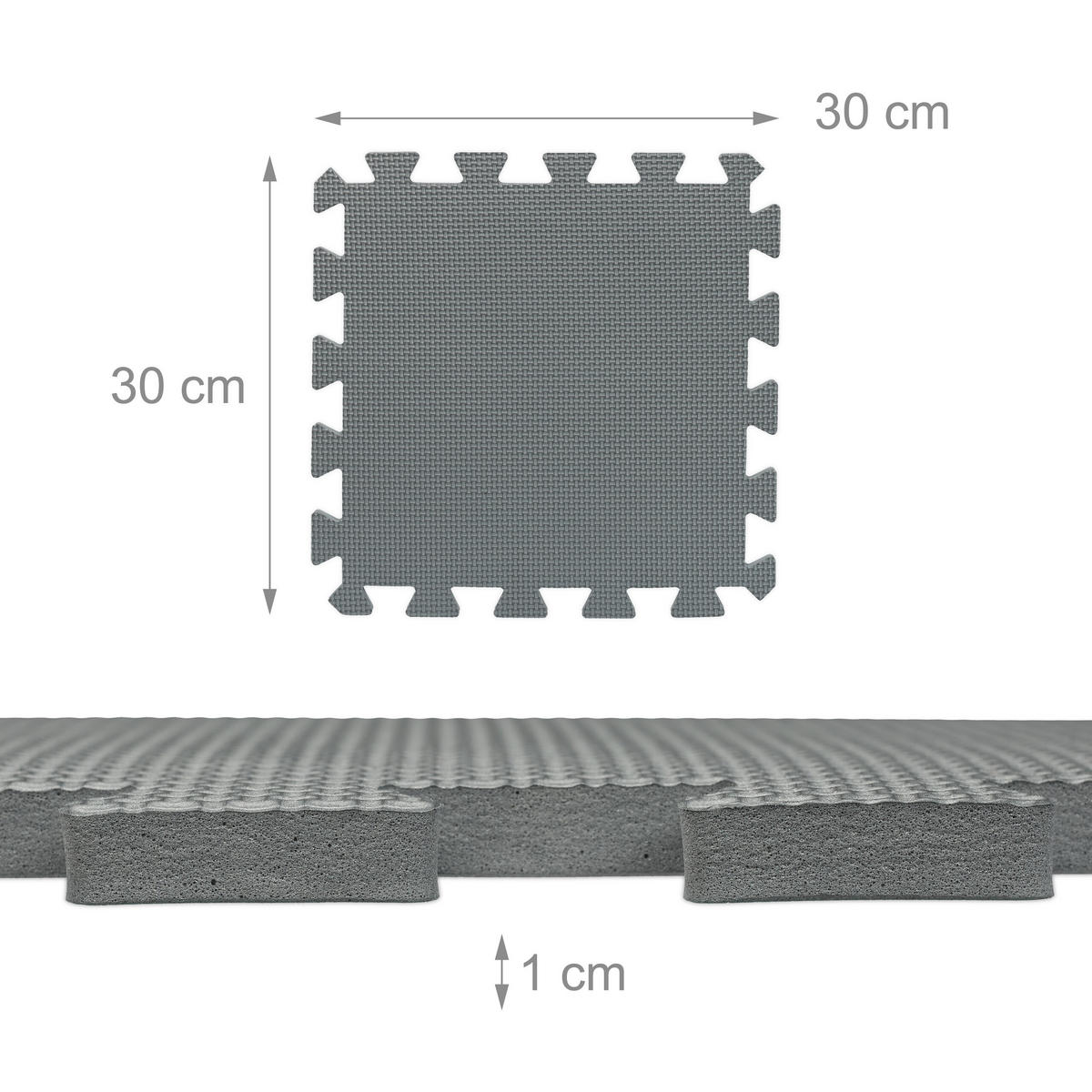 SADA puzzle matiek - viacfarebná, textil (30/30cm) - Relaxdays
