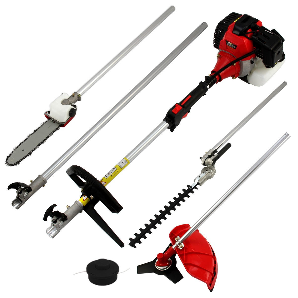 MULTIWERKZEUG 5-1 - Rot, Metall (28/236/27cm) - T-Mech