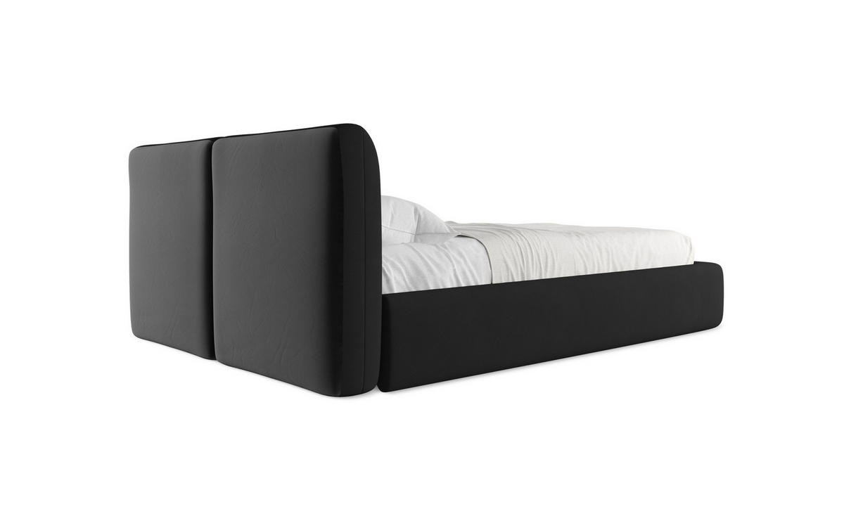 POLSTERBETT mit Bettkasten und Lattenrost 230x215 Violett - Lila/Flieder, Kunststoff/Textil (180/200cm) - Makamii