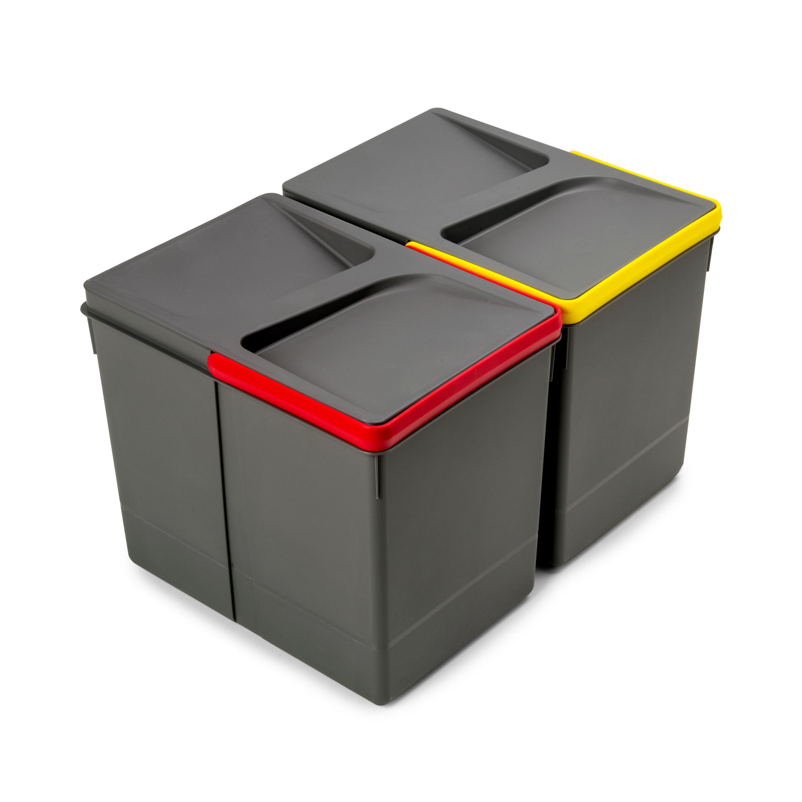 Emuca Recyclingbehälter Anthrazit 21.6x26.6x31.2 cm