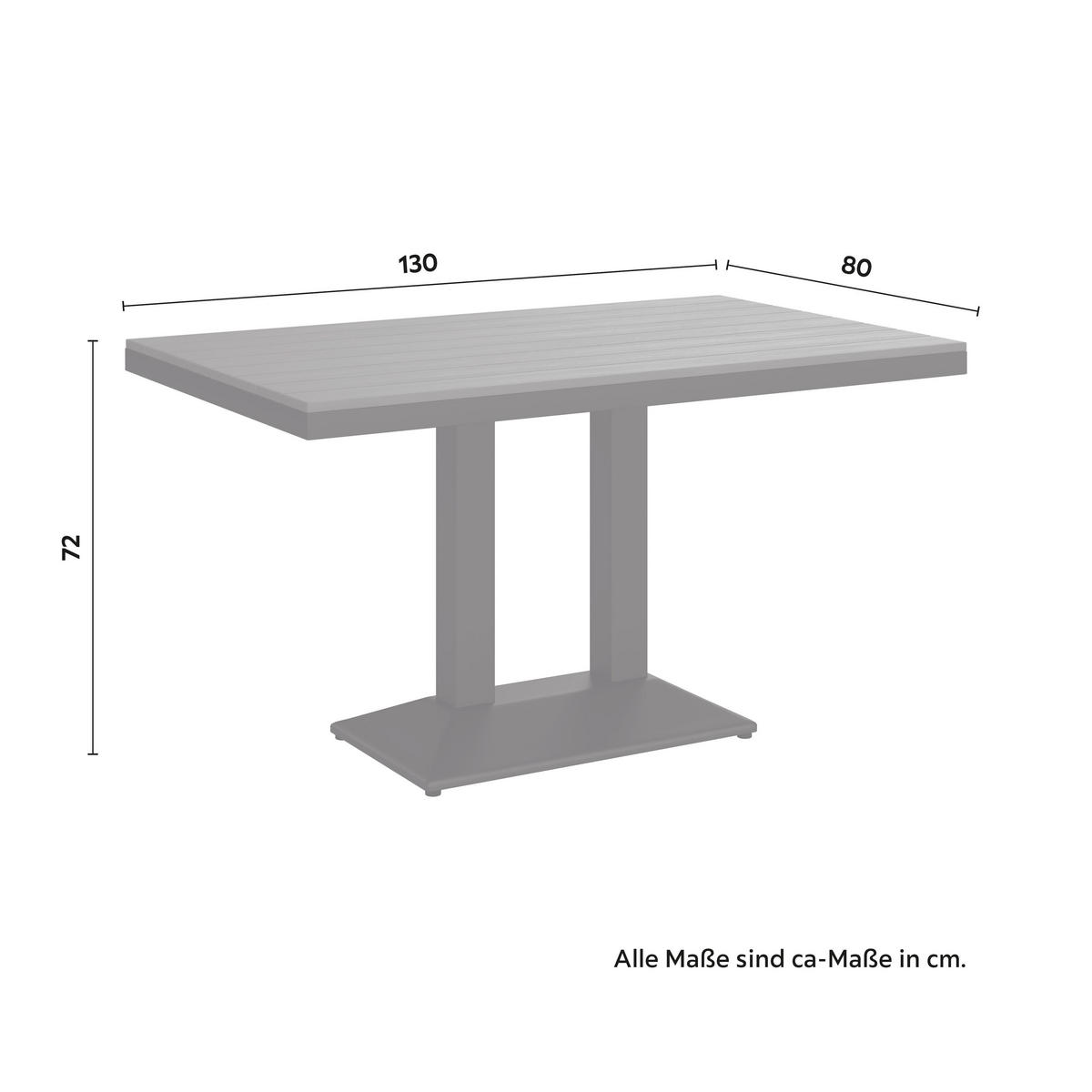 DININGLOUNGESET Pergolina Cremeweiß Metall/Outdoorstoff - Creme, Metall - Bessagi Garden
