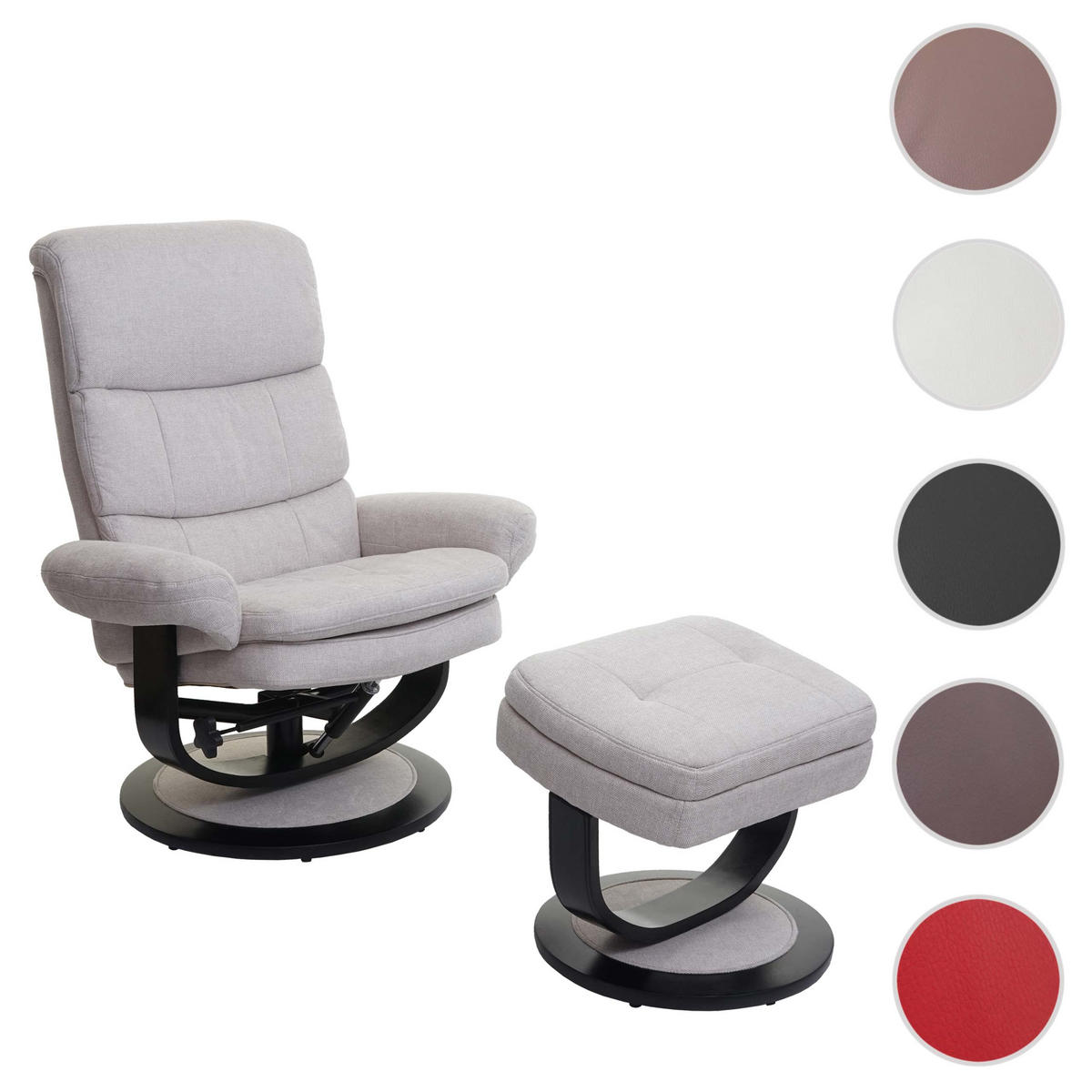 RELAXSESSEL Beige - Beige, Textil (84/107/120cm) - MCW