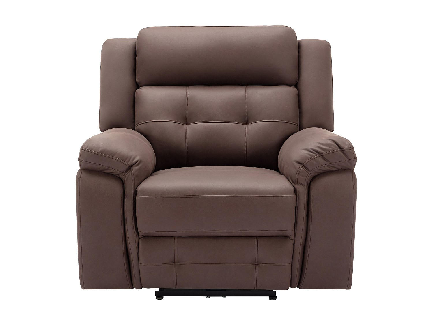 RELAXSESSEL - 1 Person - Stoff, Stoff - Braun - - Braun, Textil (103/102/97cm) - Vente-Unique