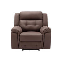 RELAXSESSEL - 1 Person - Stoff, Stoff - Braun - - Braun, Textil (103/102/97cm) - Vente-Unique