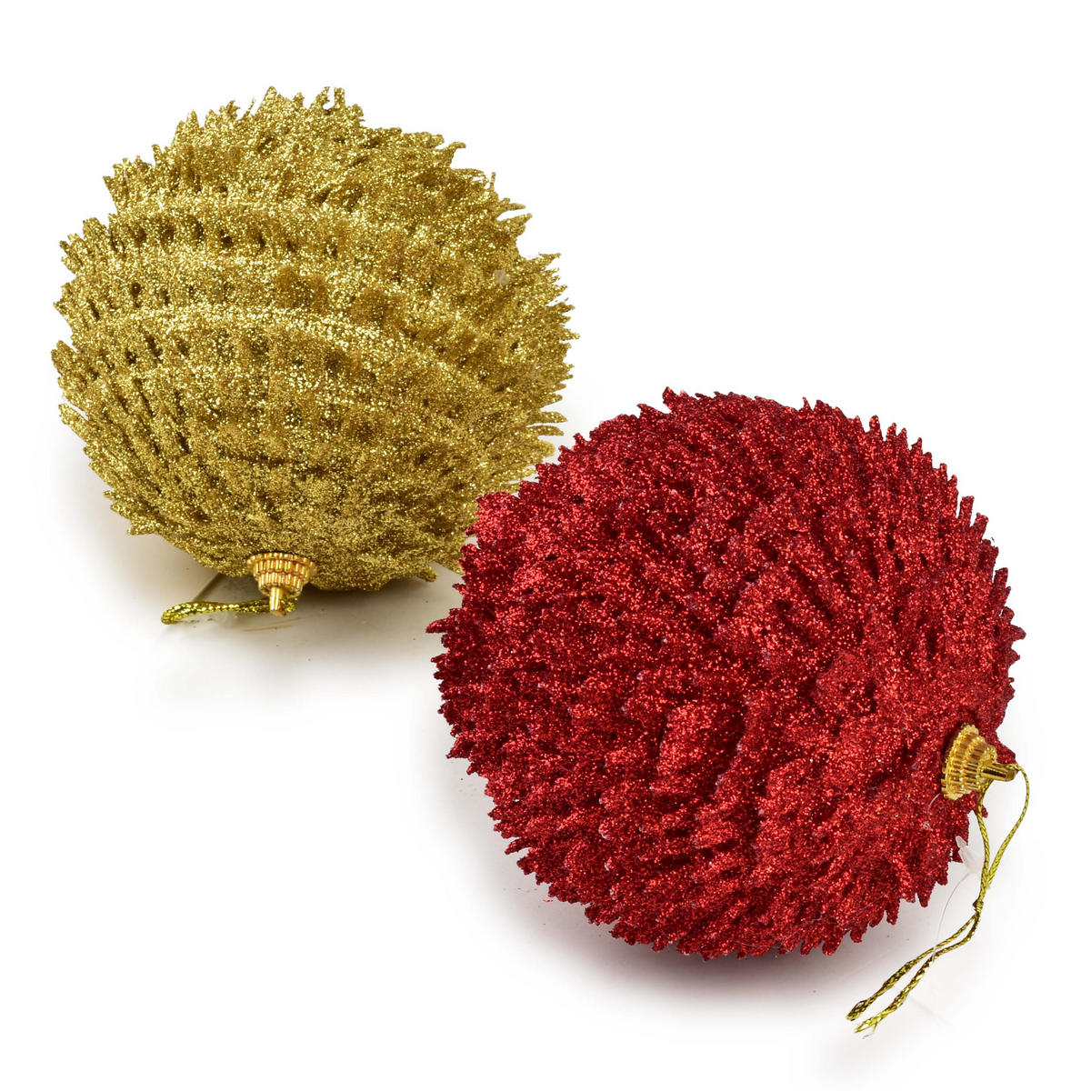 CHRISTBAUMKUGEL Santa Lila 10cm Styropor - Rot, Kunststoff (10/10/10cm) - Mondex