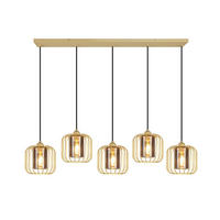 PENDELLEUCHTE BERLIN Ⅲ 100/20/155 cm - Gelb, Metall (100/20/155cm) - Nettlife