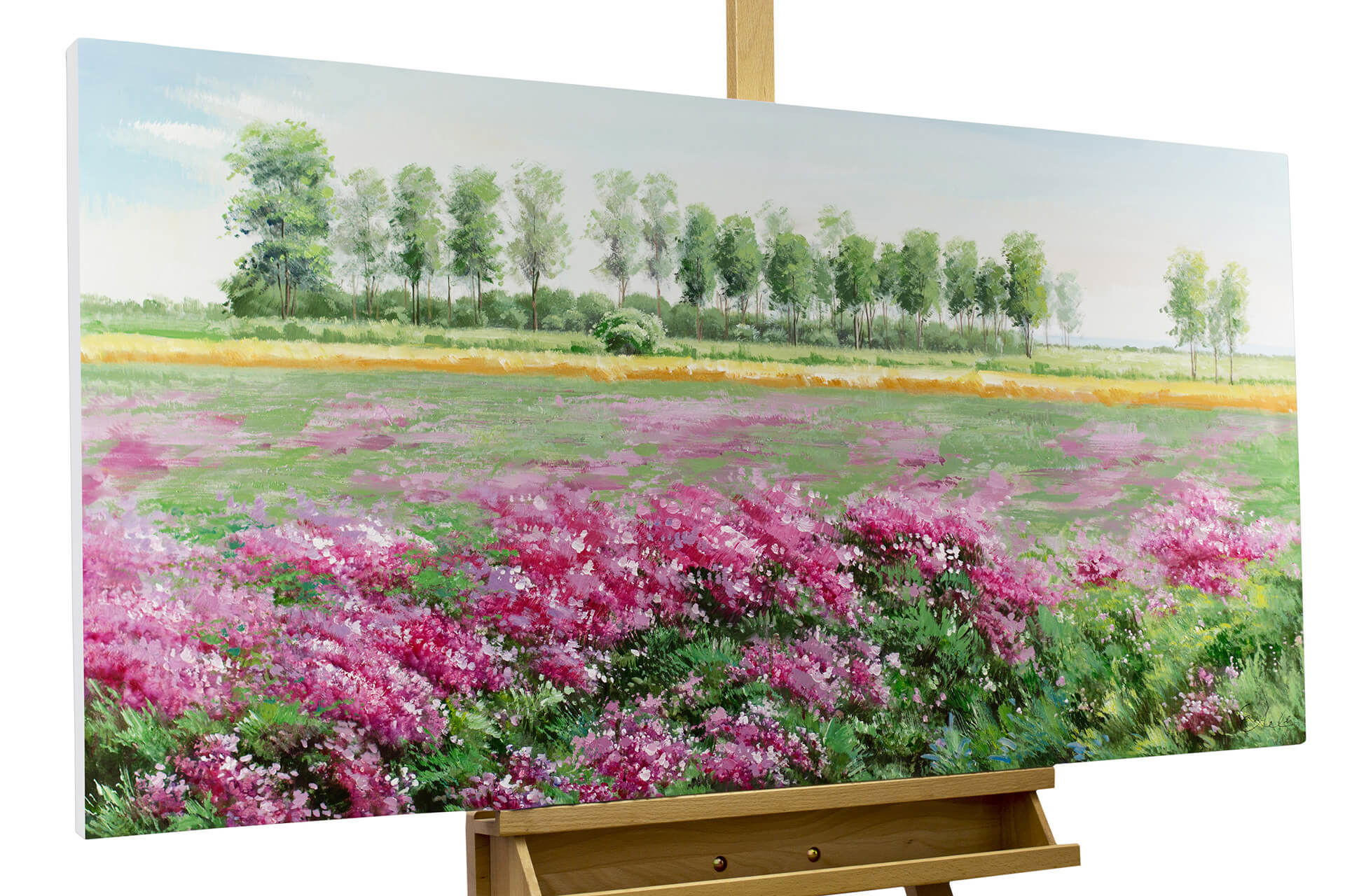 KUNSTLOFT OLEJOMALBA 120/60 cm, Květiny a rostliny