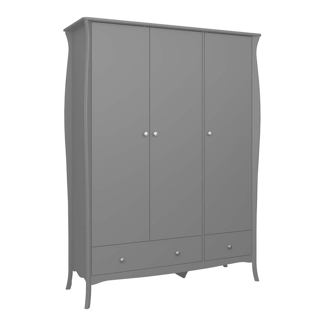 KLEIDERSCHRANK grau - Grau, Holzwerkstoff (143/192/50cm) - ebuy24
