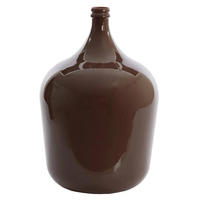 GLASVASE INCA Ø36,5x56 cm, Glas, Braun - Braun, Glas (36.5/56cm) - Light & Living