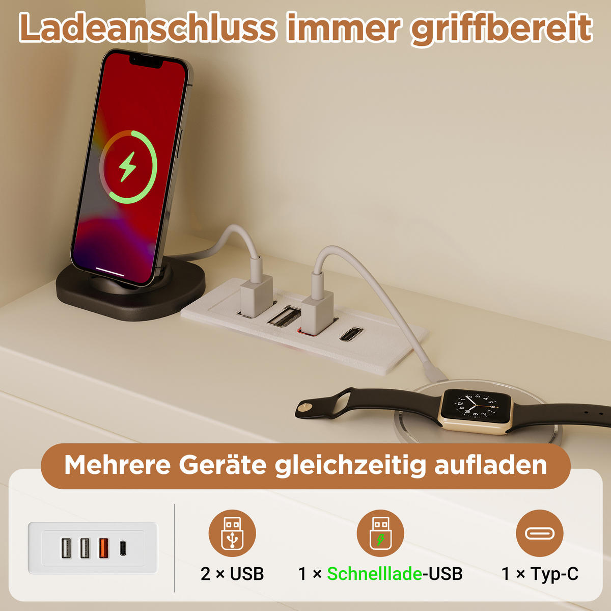 POLSTERBETT 90/200 cm Weiß aus Holz mit Ausziehbett - Weiß, Textil (90/200cm) - OKMYHOME