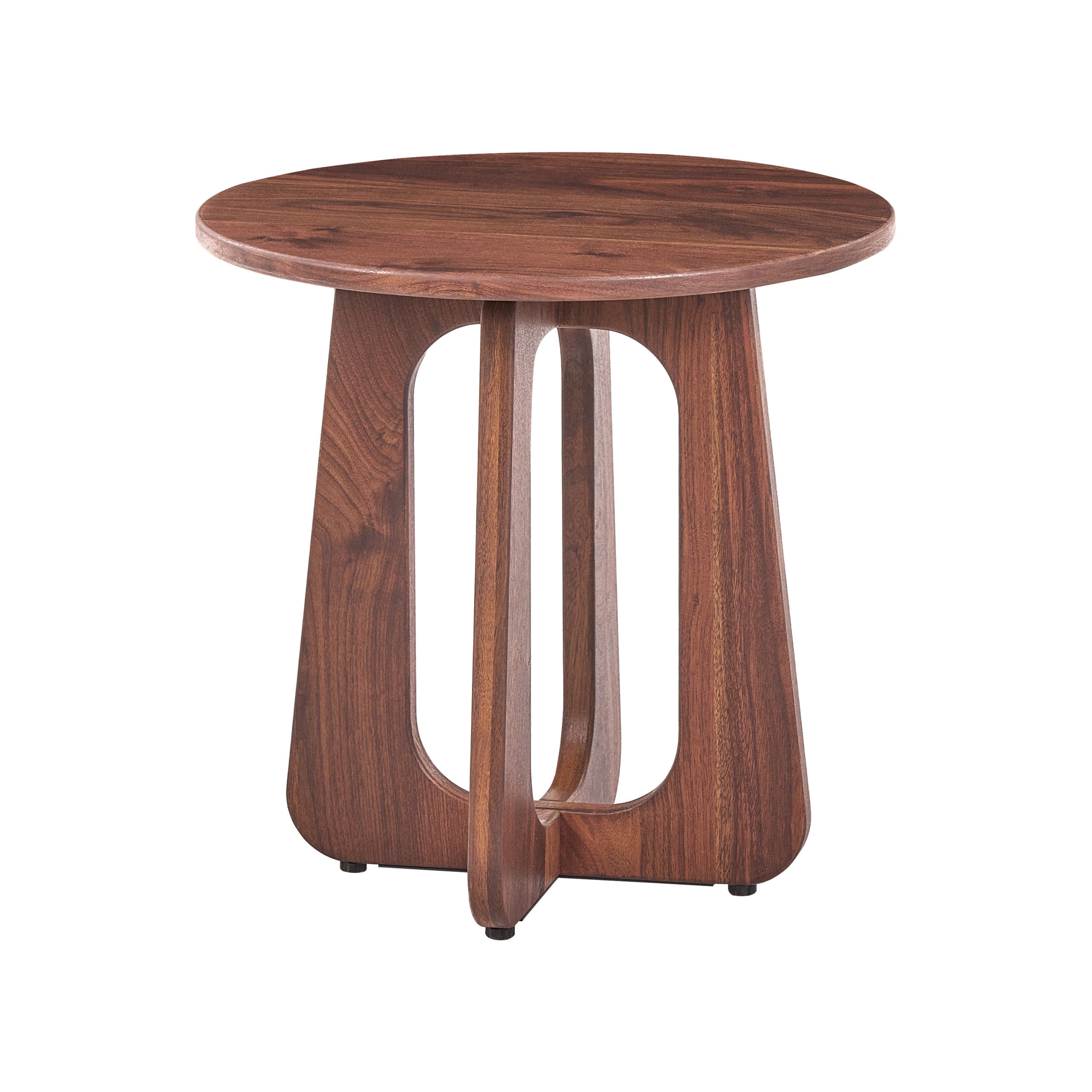 Beliani Beistelltisch Braun 50x50x50 cm