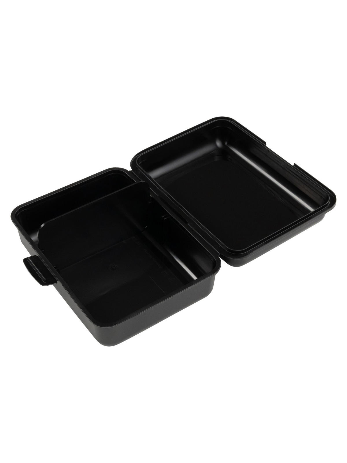 BROTDOSE The Peanuts Snoopy Good Food Good Mood Schwarz 17,5 x 12,8 x 6,9 cm - Schwarz, Kunststoff (17.5/6.9/12.8cm) - United Labels