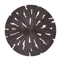 WANDPANEEL Bonte Braun 120/2.5/120cm - Braun, Holz (2.5/120/120cm) - PTMD Collection