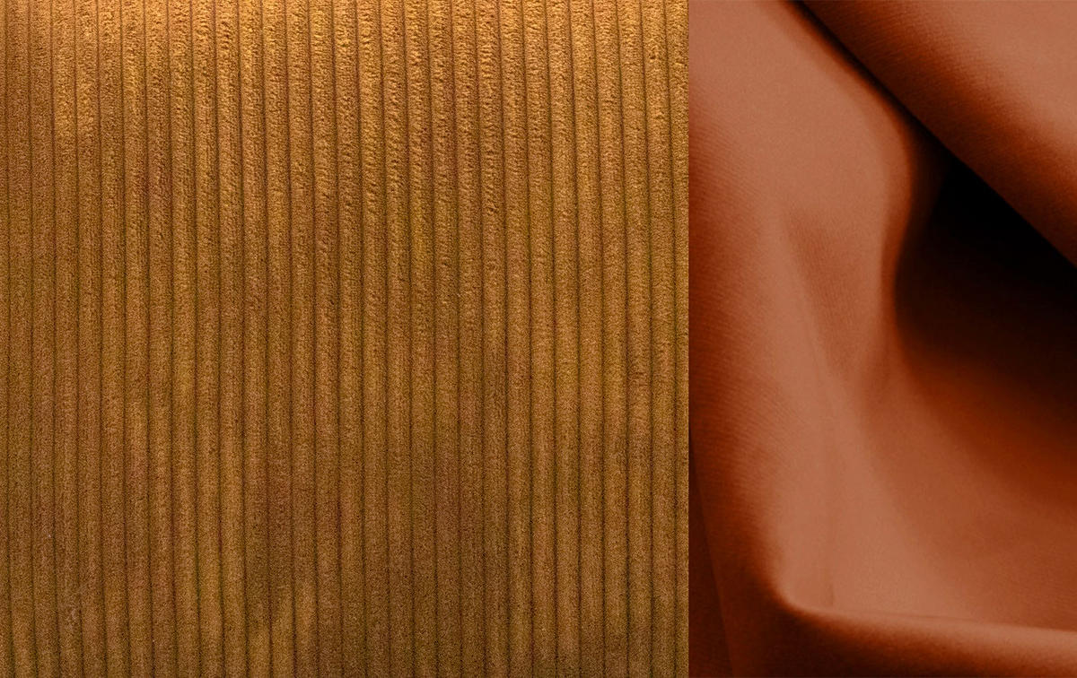 ECKSOFA TAUER 5-Sitzer, honig - Schwarz/Honig, Holzwerkstoff/Kunststoff (294/173cm) - Courtois Laville
