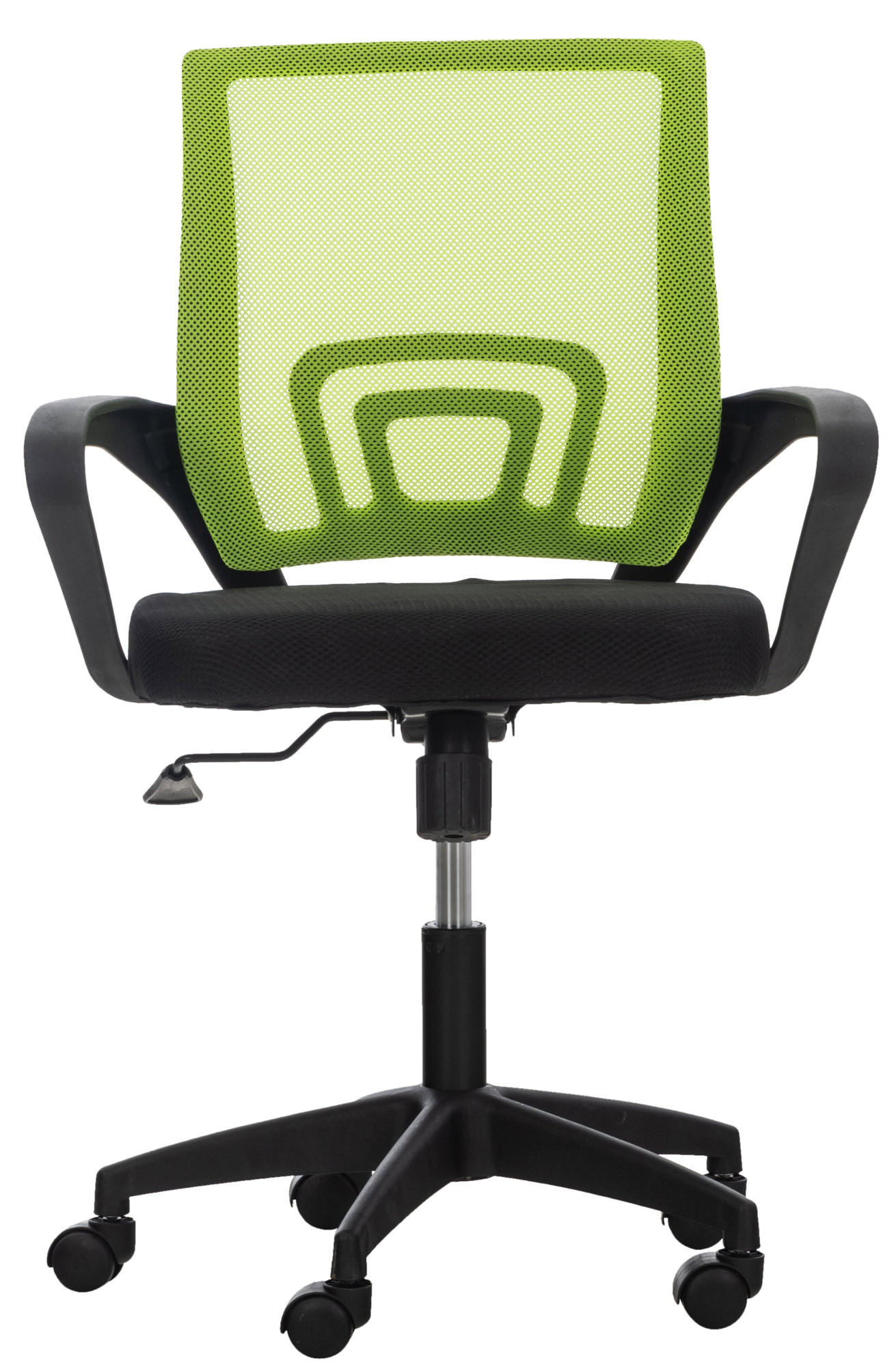 DREHSTUHL Microfaser grün - Schwarz/Grün, Kunststoff/Textil (62/84/50cm) - CLP