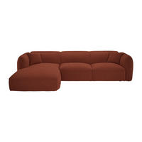 SOFA - 5 Personen - stoff - terracotta Camilio - Terracotta, Textil (272/165cm) - Vente-Unique