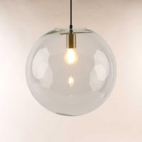 GALERIELAMPE Orb 5m Abhängung Gold/Klar Ø 40cm - Goldfarben, Glas (40/40/40cm) - s.luce