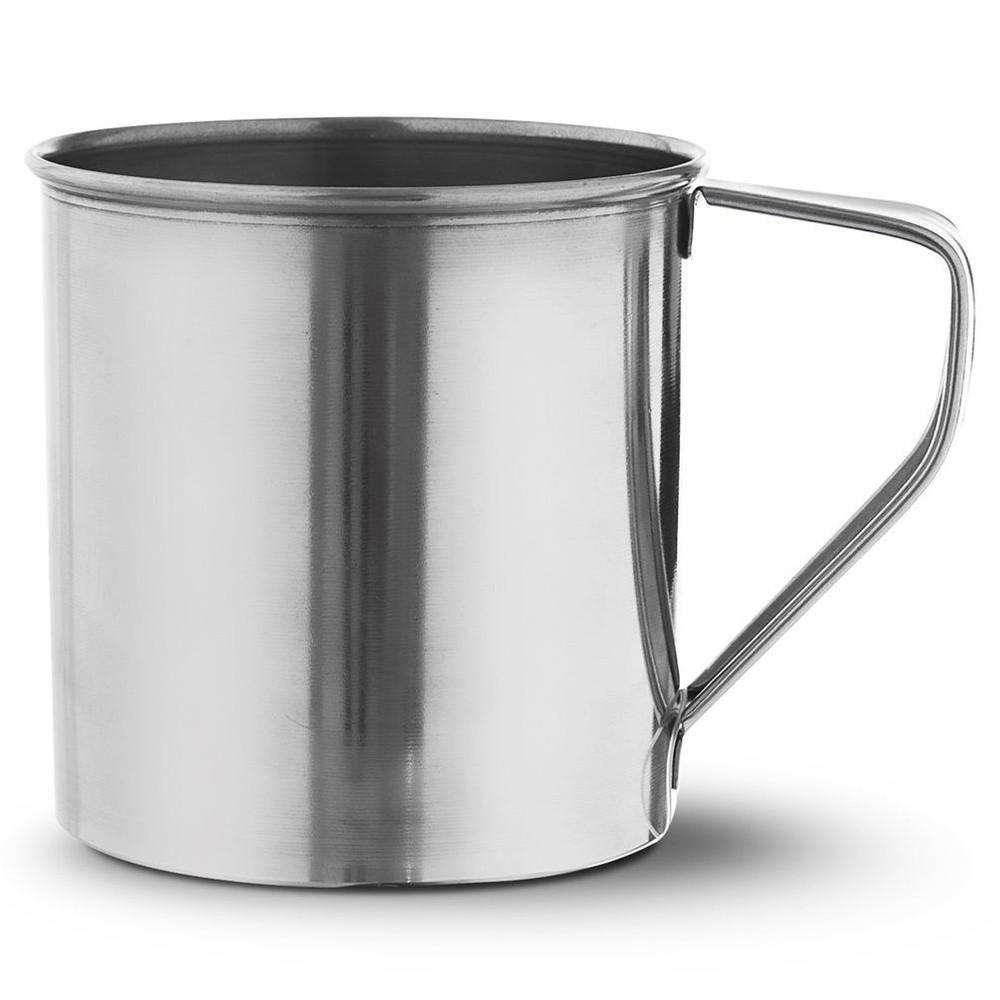 REISEBECHER, Edelstahl, silber, 600 ml - Silberfarben, Metall (0.6L) - Orion 