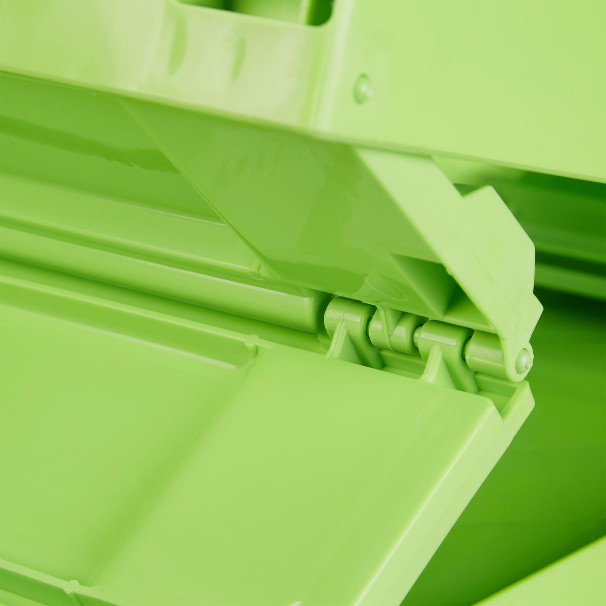 KLAPPBOX - Grün, Kunststoff (58.5/31.5/40cm) - Relaxdays