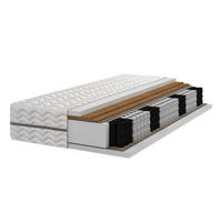 MATRATZE Weiß Pocket 7 Zonen 2x Kokos H3/H5 100x200 cm - Weiß, Textil (100/200cm) - Sepro Meble