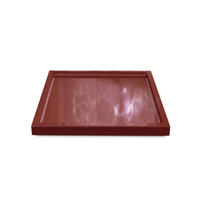 DEKOSCHALE Maya Bordeaux Hochglanz - Bordeaux, Holzwerkstoff (1.8cm) - Vladon