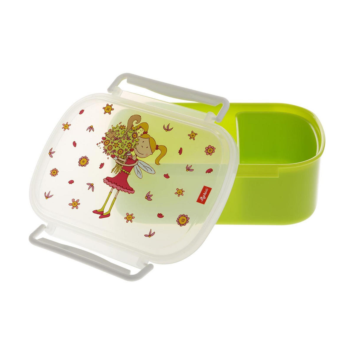 BROTDOSE + TRINKFLASCHE Florentine, grün 2er Set - Hellgrün, Kunststoff (1/1/1cm) - Sigikid