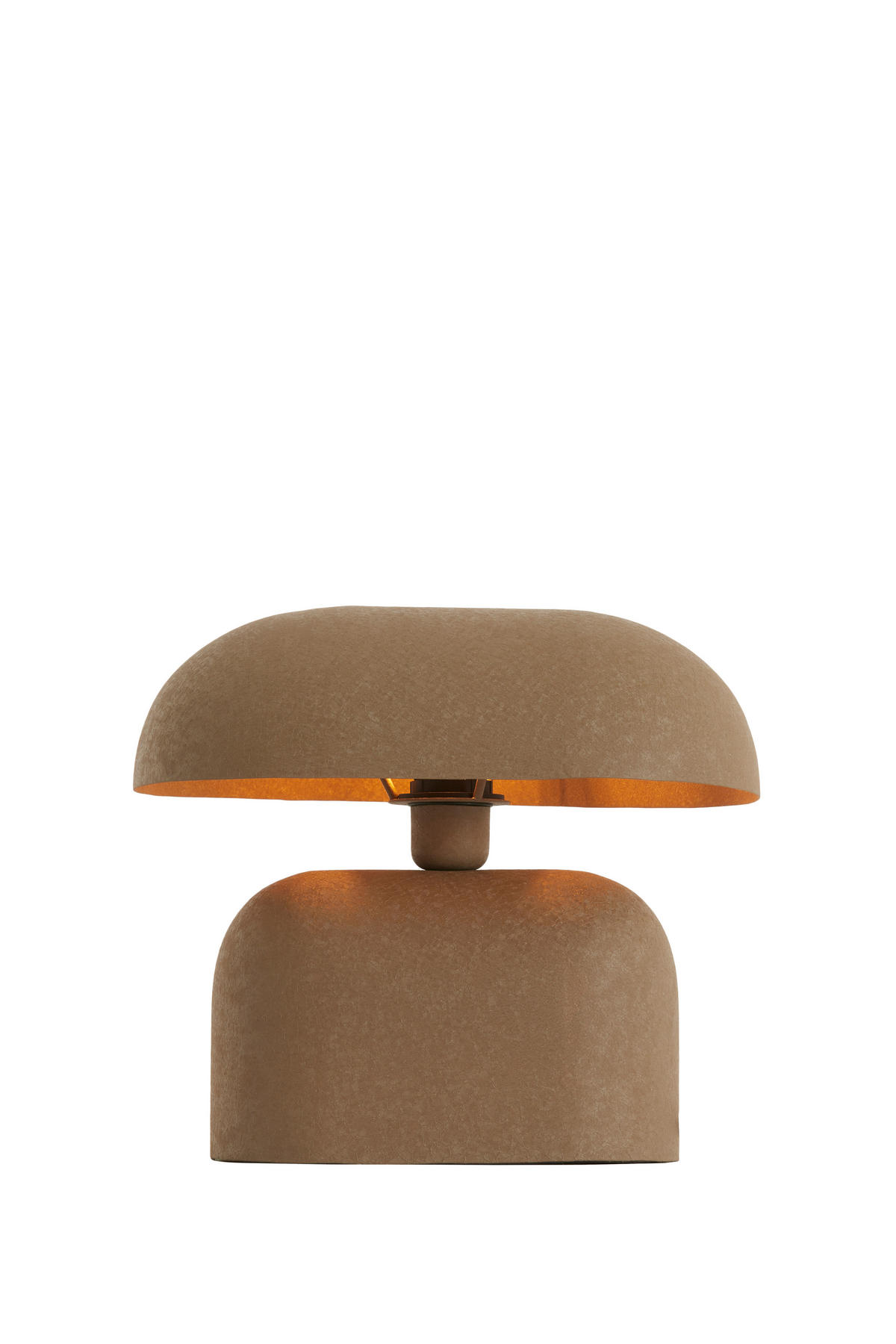 TISCHLAMPE Todd Braun 34/21/30 cm - Braun, Metall (34/21/30cm) - Light & Living