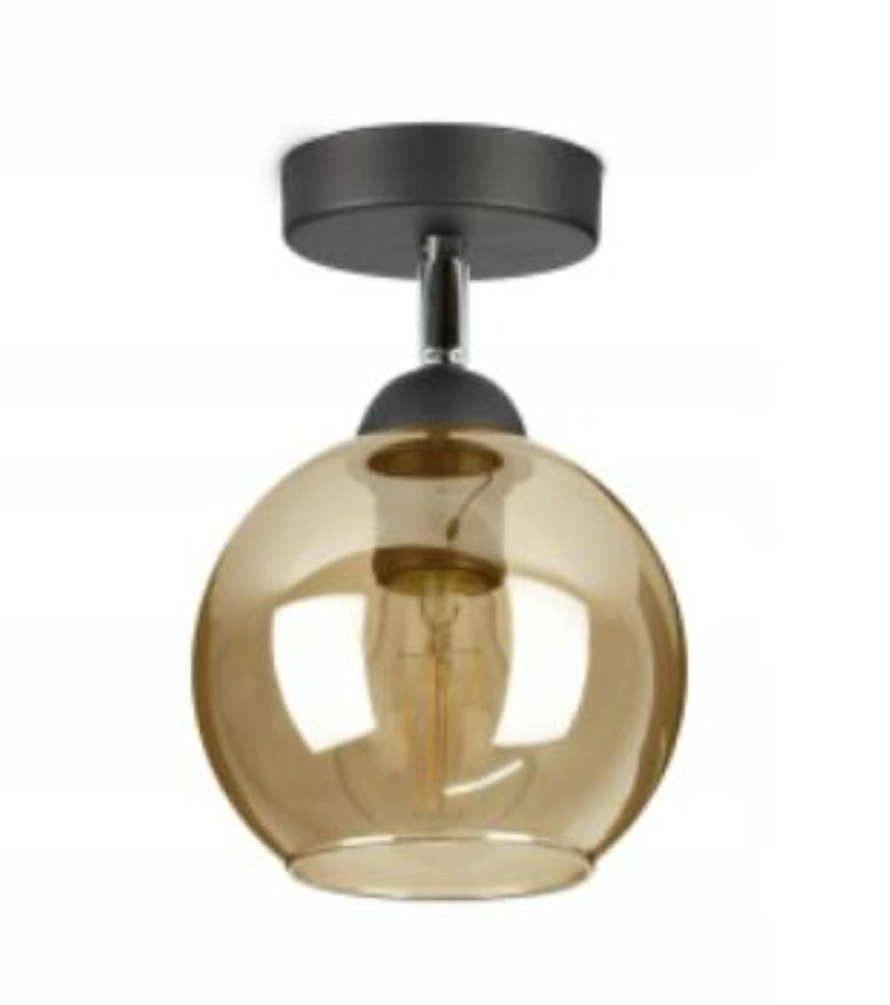 DECKENLEUCHTE HAGEN - Honig, Glas/Metall (15/15/21cm) - kiki design