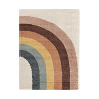 KINDERTEPPICH dick und bequem mehrfarbig - Multicolor, Textil (133/182cm) - AFK Living