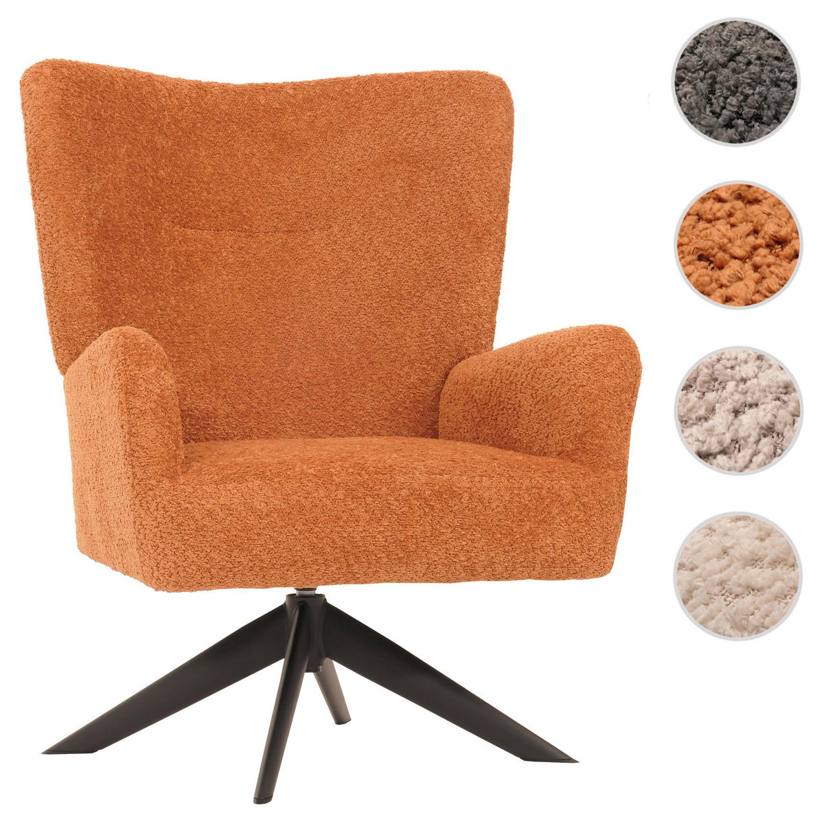 LOUNGE-SESSEL Orange - Orange, Textil (75/99/74cm) - MCW