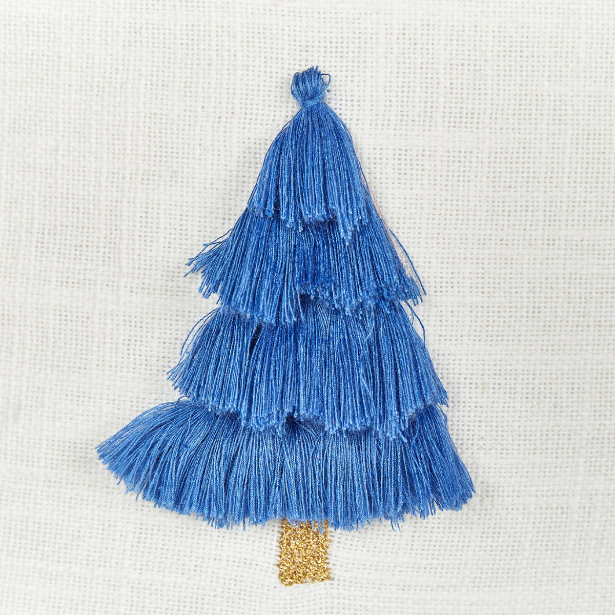 DEKOKISSEN Weiß 45/45 cm Skimmia - Blau/Pink, Naturmaterialien (45/45cm) - Beliani