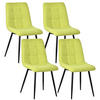 STUHL-SET 4 Stück Stoff-YZ6 - Grün, Textil (48/89/61cm) - HOMAVO