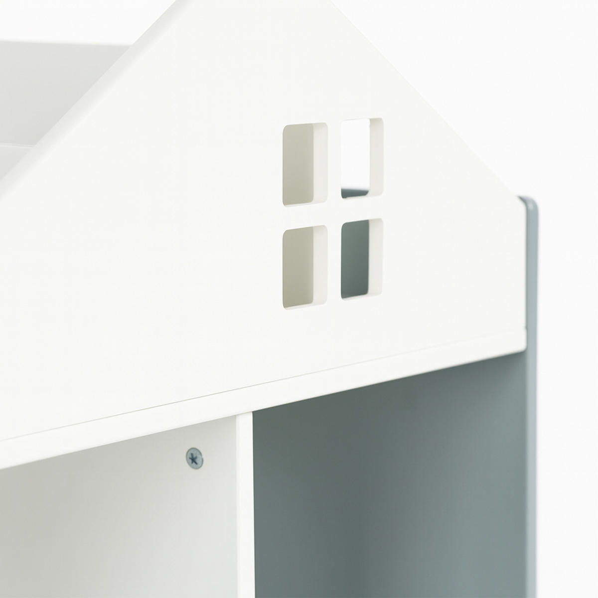 KINDERREGAL - Weiß, Holz/Holzwerkstoff (60/65.7/30cm) - Relaxdays