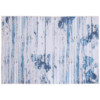 KURZFLOR-TEPPICH Burdur 230/160 cm - Blau, Kunststoff (160/230cm) - Beliani
