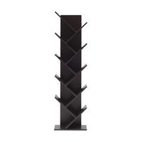 BÜCHERREGAL Wengefarben 22/22/164 cm - Wengefarben, Holzwerkstoff (22/164/22cm) - Mobili Rebecca