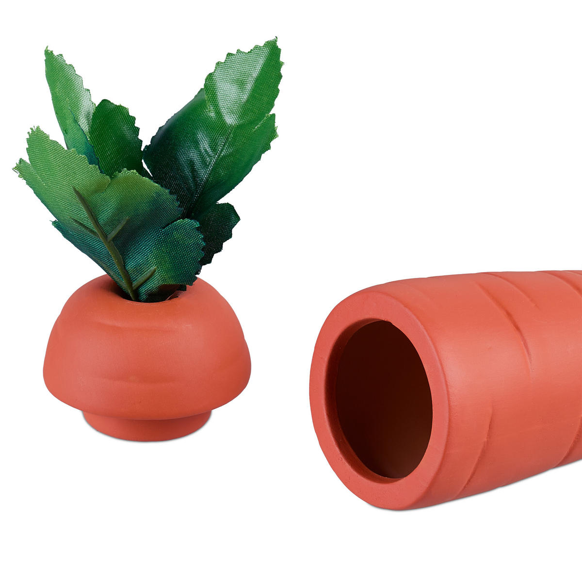 4xTONKEGEL - Multicolor, Keramik/Kunststoff (5/23/5cm) - Relaxdays