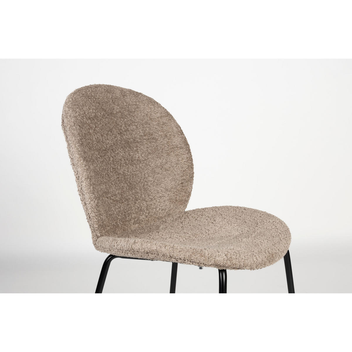 ESSZIMMERSTUHL Bonnet Beige - 2 er Set - Beige, Kunststoff (45/84/53cm) - Zuiver