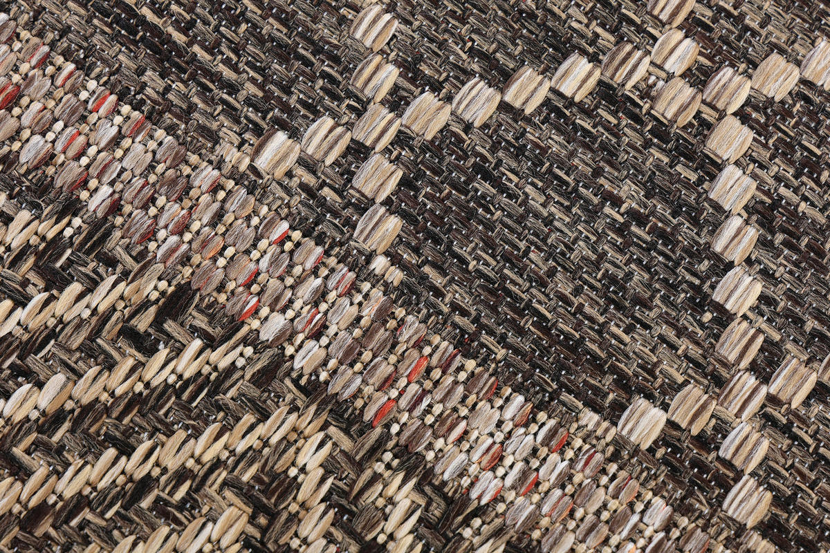 TEPPICH MELISSA DUNKELBRAUN 120/180 cm - Dunkelbraun, Textil (120/180cm) - Tapiso