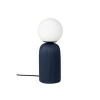 TISCHLAMPE Dash S Blau - Blau, Keramik (15/15/38cm) - Zuiver